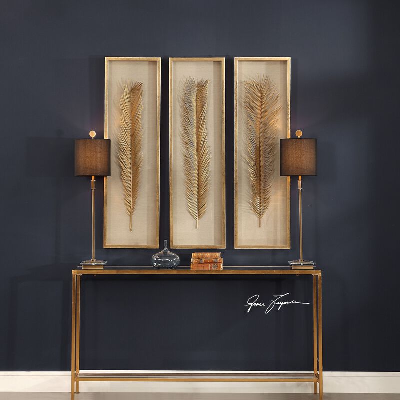 Uttermost Palma Gold Leaf Shadow Box Set/3 image number 5
